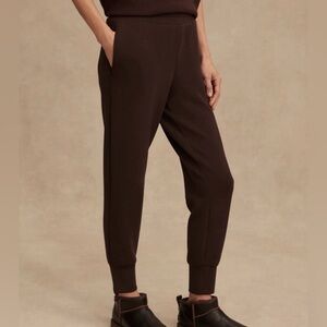 Varley Slim Cuff Pant Small 23 Inseam Brown Read